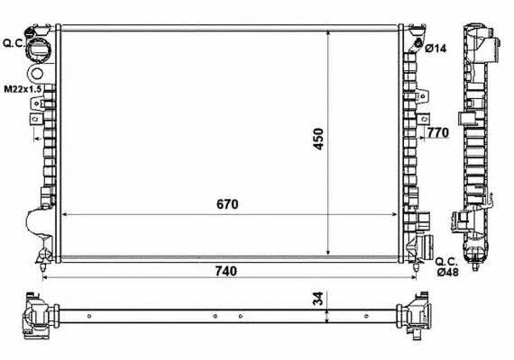 Купить NRF 58993 по низкой цене в Украине!