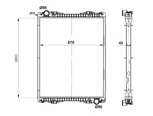 Купить NRF 519743 по низкой цене в Украине!