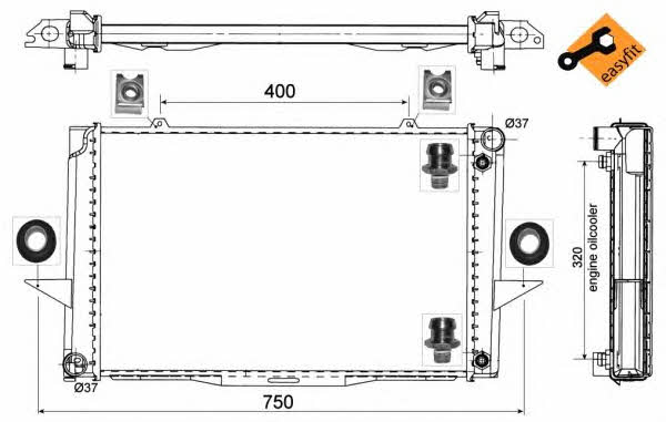 Купить NRF 529509 – отличная цена на EXIST.UA!