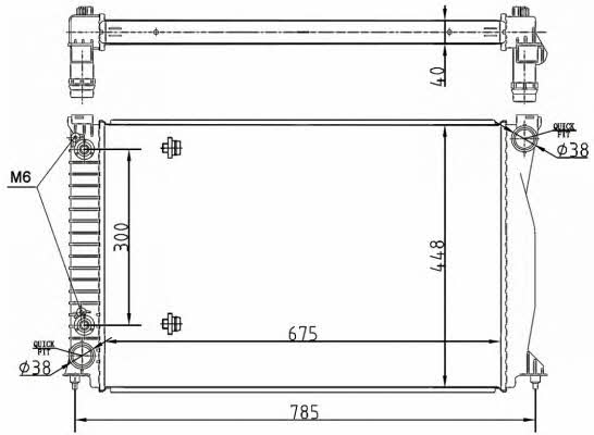 Купить NRF 53105 по низкой цене в Украине!