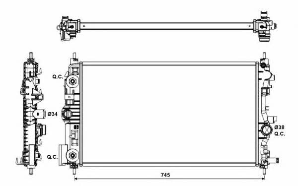 Купить NRF 53143 по низкой цене в Украине!