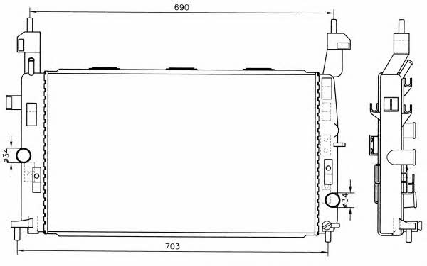 Купить NRF 53416 – отличная цена на EXIST.UA!
