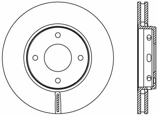 Open parts BDA2403.20 Диск гальмівний передній вентильований BDA240320: Купити в Україні - Добра ціна на EXIST.UA!