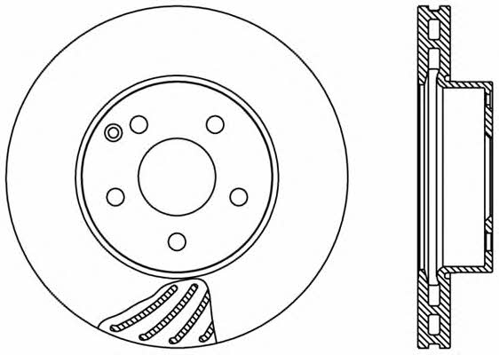 Open parts BDR2418.20 Диск гальмівний передній вентильований BDR241820: Купити в Україні - Добра ціна на EXIST.UA!