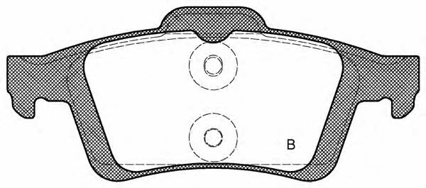 Open parts BPA0842.70 Гальмівні колодки, комплект BPA084270: Купити в Україні - Добра ціна на EXIST.UA!