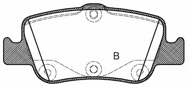 Open parts BPA1356.02 Гальмівні колодки, комплект BPA135602: Купити в Україні - Добра ціна на EXIST.UA!