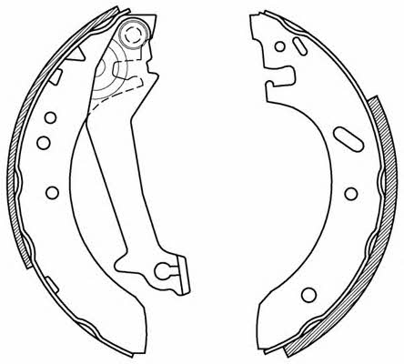 Open parts BSA2179.00 Колодки гальмівні барабанні, комплект BSA217900: Купити в Україні - Добра ціна на EXIST.UA!