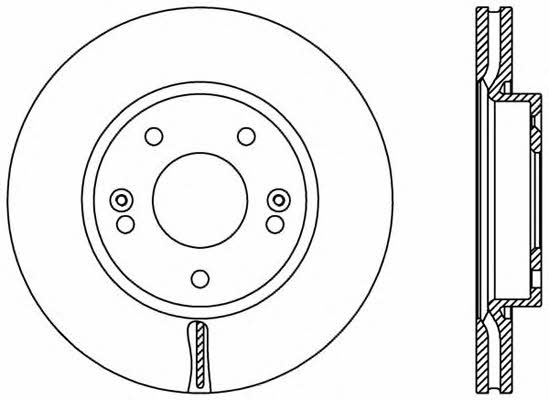 Open parts BDA2443.20 Диск гальмівний передній вентильований BDA244320: Купити в Україні - Добра ціна на EXIST.UA!