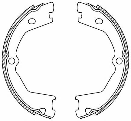 Open parts BSA2209.00 Колодки гальмівні барабанні, комплект BSA220900: Купити в Україні - Добра ціна на EXIST.UA!