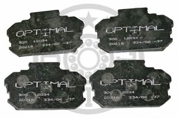 Optimal 12034 Гальмівні колодки, комплект 12034: Приваблива ціна - Купити в Україні на EXIST.UA!