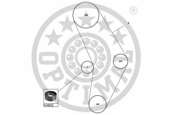 SK1418 Optimal Комплект зубчастих ременів