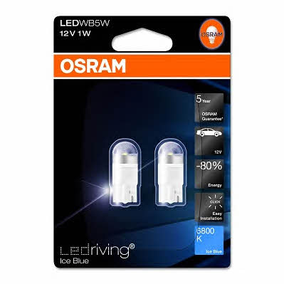 Osram 2850BL-02B Лампа світлодіодна Osram LEDriving Premium T10 12V W2,1x9,5d (2 шт.) 2850BL02B: Купити в Україні - Добра ціна на EXIST.UA!