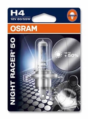 Osram 64193NR5-01B Лампа галогенна Osram Night Racer +50% 12В H4 60/55Вт +50% 64193NR501B: Купити в Україні - Добра ціна на EXIST.UA!