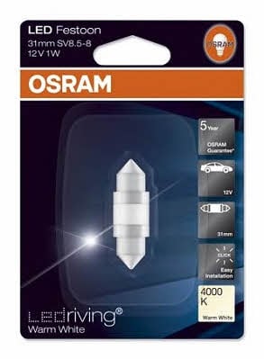 Osram 6497WW Лампа світлодіодна Osram LEDriving WarmWhite Festoon 31 12V SV8,5 6497WW: Приваблива ціна - Купити в Україні на EXIST.UA!