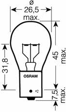 Osram 9507 Лампа розжарювання жовта PY21W 24V 21W 9507: Купити в Україні - Добра ціна на EXIST.UA!