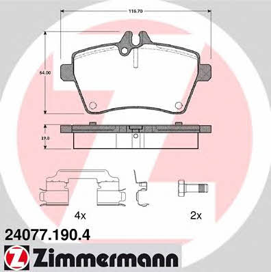 Купить Otto Zimmermann 24077.190.4 по низкой цене в Украине!