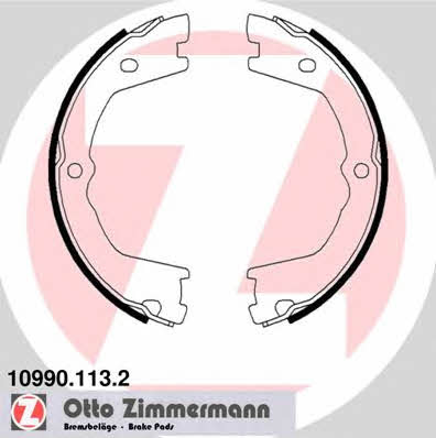 Гальмівні колодки ручного гальма івеко: 109901132 Otto Zimmermann Колодки гальмівні стояночного гальма