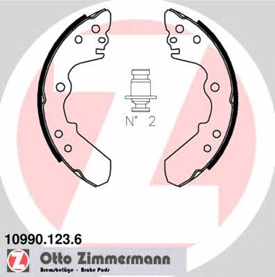 Otto Zimmermann 10990.123.6 Колодки гальмівні барабанні, комплект 109901236: Приваблива ціна - Купити в Україні на EXIST.UA!