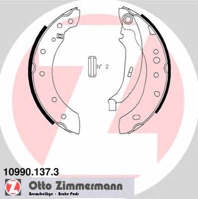 Otto Zimmermann 10990.137.3 Колодки гальмівні стояночного гальма 109901373: Купити в Україні - Добра ціна на EXIST.UA!