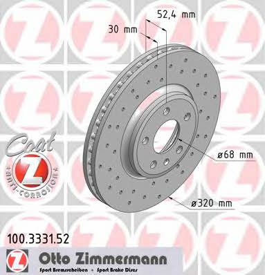 Купити Otto Zimmermann 100.3331.52 за низькою ціною в Україні!