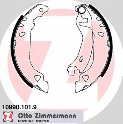 Otto Zimmermann 10990.101.9 Колодки гальмівні барабанні, комплект 109901019: Купити в Україні - Добра ціна на EXIST.UA!