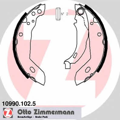 Otto Zimmermann 10990.102.5 Колодки гальмівні барабанні, комплект 109901025: Купити в Україні - Добра ціна на EXIST.UA!