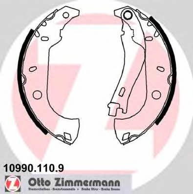 Otto Zimmermann 10990.110.9 Колодки гальмівні барабанні, комплект 109901109: Купити в Україні - Добра ціна на EXIST.UA!