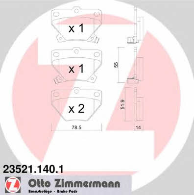 Купить Otto Zimmermann 23521.140.1 по низкой цене в Украине!