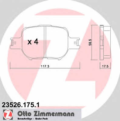 Купить Otto Zimmermann 23526.175.1 по низкой цене в Украине!