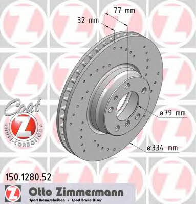 Купить Otto Zimmermann 150.1280.52 по низкой цене в Украине!