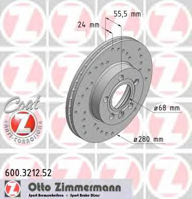 Купить Otto Zimmermann 600.3212.52 по низкой цене в Украине!