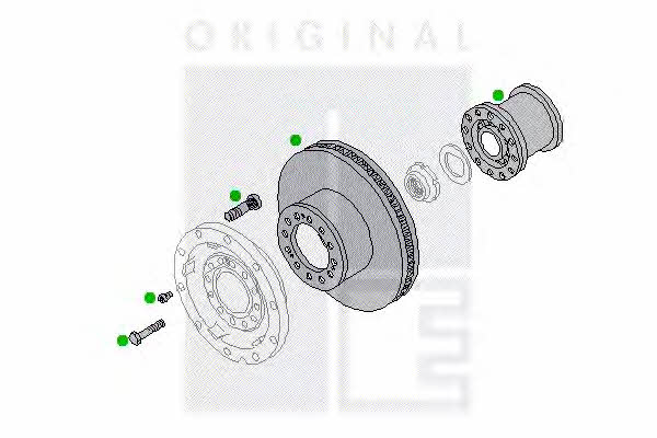 PE Automotive 2311-08803-0424-01 Маточина колеса передня 231108803042401: Купити в Україні - Добра ціна на EXIST.UA!