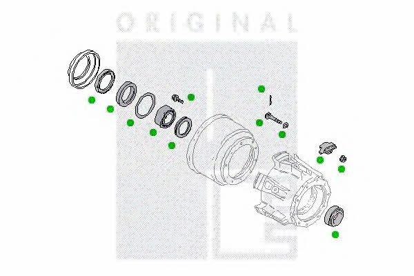 PE Automotive 2313-01506-0259-01 Маточина колеса задня 231301506025901: Купити в Україні - Добра ціна на EXIST.UA!