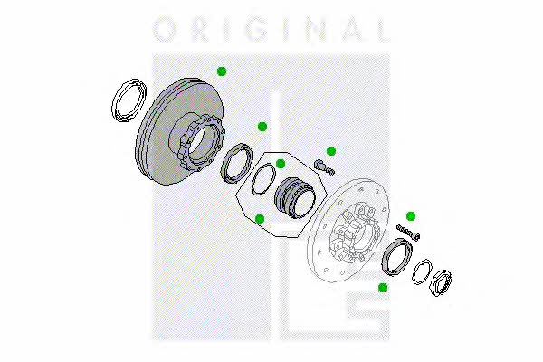 231306743026101 PE Automotive Ступица колеса задняя