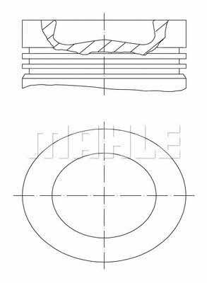 Mahle/Perfect circle 56 15808 0 Поршень 56158080: Купити в Україні - Добра ціна на EXIST.UA!