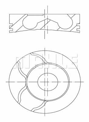 Mahle/Perfect circle 59 81948 L Поршень 5981948L: Купити в Україні - Добра ціна на EXIST.UA!