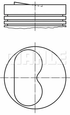 Mahle/Perfect circle 56 04508 0 Поршень 56045080: Купити в Україні - Добра ціна на EXIST.UA!