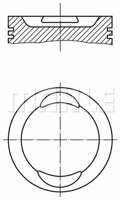 Mahle/Perfect circle 56 10528 0 Поршень 56105280: Приваблива ціна - Купити в Україні на EXIST.UA!