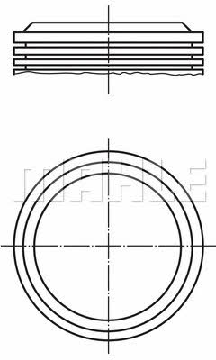 Mahle/Perfect circle 50 08028 0 Поршень 50080280: Купити в Україні - Добра ціна на EXIST.UA!