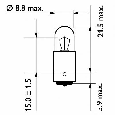 Philips 13929B2 Лампа розжарювання T4W 24V 4W 13929B2: Купити в Україні - Добра ціна на EXIST.UA!