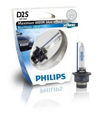 Лампа ксенонова Philips BlueVision Ultra D2S 85V 35W Philips 85122BVUS1