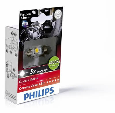 Philips 249454000KX1 Лампа світлодіодна Festoon 43 24V SV8,5 249454000KX1: Купити в Україні - Добра ціна на EXIST.UA!