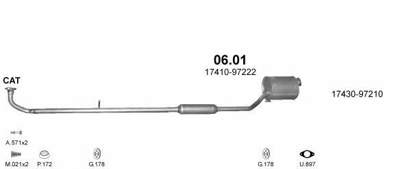 Polmostrow POLMO01846 Система выпуска отработаных газов POLMO01846: Купить в Украине - Отличная цена на EXIST.UA! POLMO01846 Polmostrow Система выпуска отработаных газов