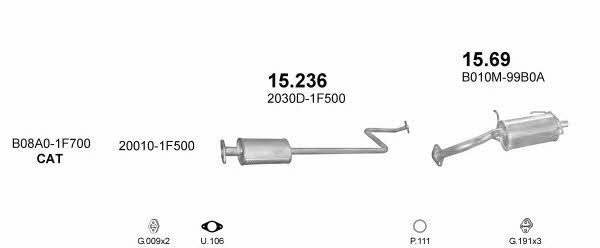POLMO90049 Polmostrow Система выпуска отработаных газов