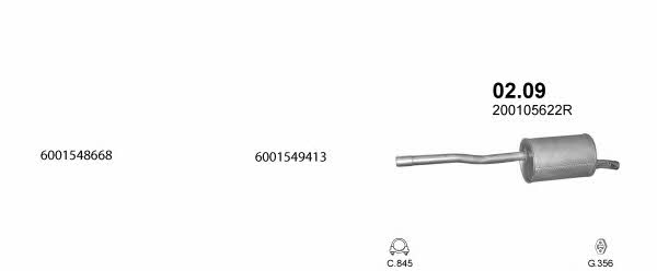Polmostrow POLMO99046 Система выпуска отработаных газов POLMO99046: Купить в Украине - Отличная цена на EXIST.UA! POLMO99046 Polmostrow Система выпуска отработаных газов
