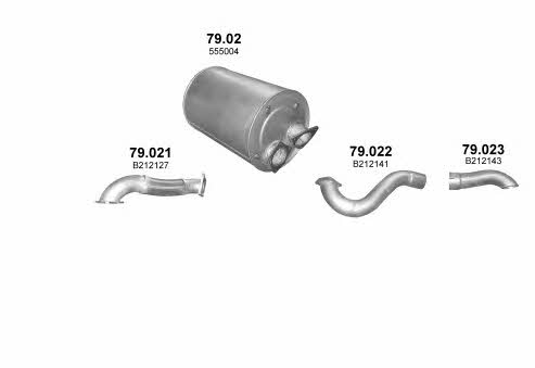 Polmostrow POLMO05783 Система випуску відпрацьованих газів POLMO05783: Купити в Україні - Добра ціна на EXIST.UA! POLMO05783 Polmostrow Система випуску відпрацьованих газів