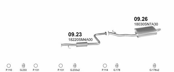 POLMO03952 Polmostrow Система выпуска отработаных газов