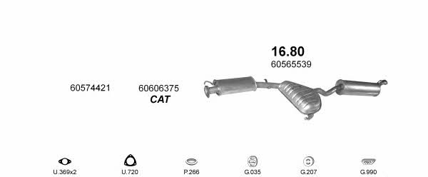 Polmostrow POLMO00443 Система випуску відпрацьованих газів POLMO00443: Купити в Україні - Добра ціна на EXIST.UA! POLMO00443 Polmostrow Система випуску відпрацьованих газів