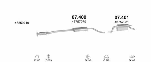 POLMO02353 Polmostrow Система выпуска отработаных газов