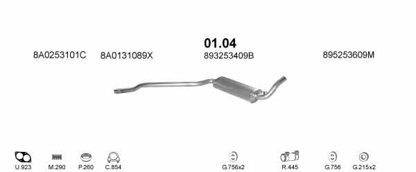 Polmostrow POLMO00602 Система выпуска отработаных газов POLMO00602: Купить в Украине - Отличная цена на EXIST.UA! POLMO00602 Polmostrow Система выпуска отработаных газов